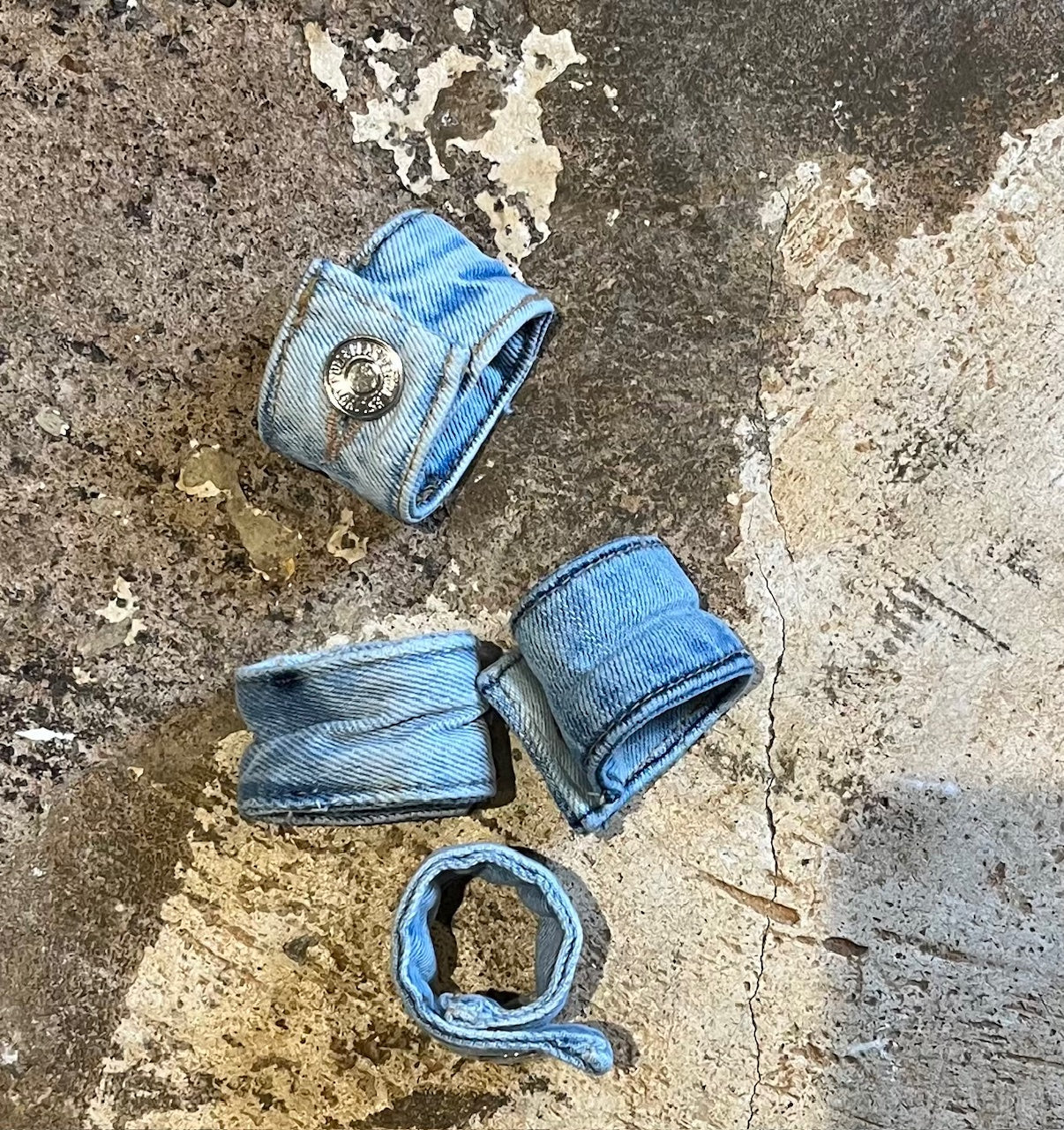 OMAHA: Upcycled Napkin Ring- Sold as a Bundle of 4