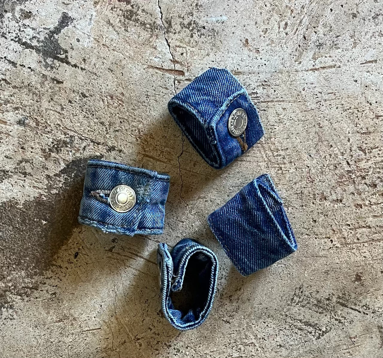 OMAHA: Upcycled Napkin Ring- Sold as a Bundle of 4