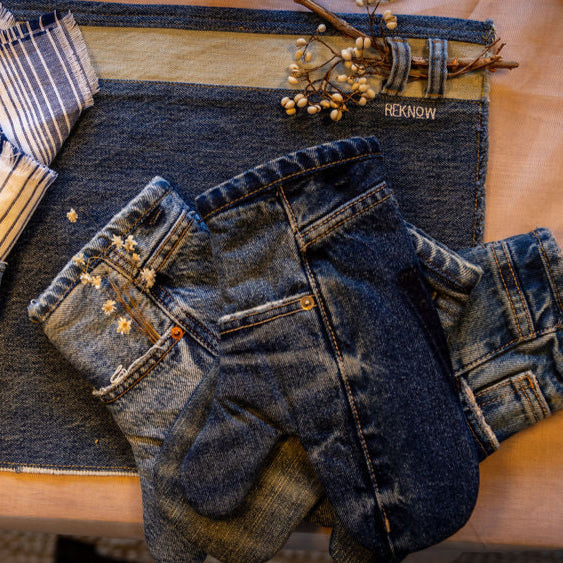 HANK: Upcycled Denim Oven Mitt