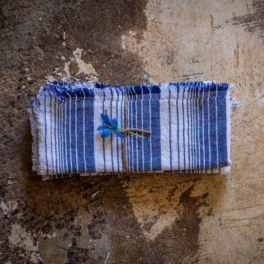 BUFFY: Eco-Conscious Striped Napkins- Sold as a Bundle of 4